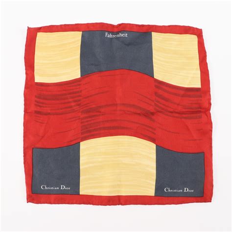 christian dior silk squares scarf.